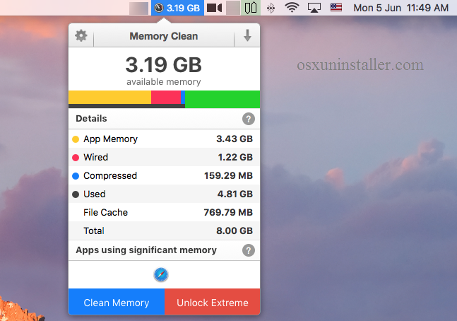 mac memory cleaner with maintenance